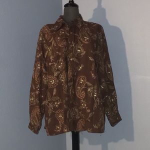 Long sleeve button down shirt